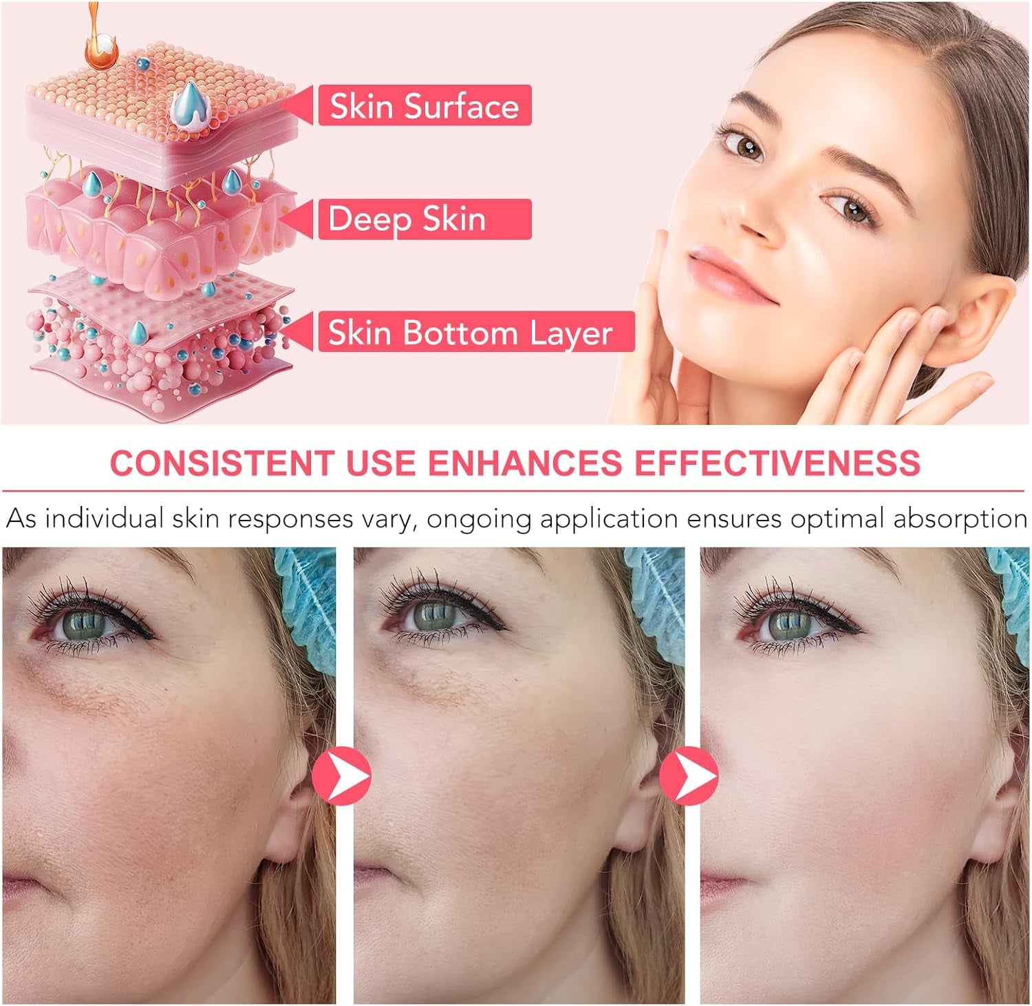 Bio Collagen Mask 4PCS, Mascarilla De Colageno,Mascarilla Bio Colágeno Noche, Bio Collagen Real Deep Mask, Bio Collagen Mask Overnight, Mascarilla Facial Hidratante Para Hidratación, Antiarrugas